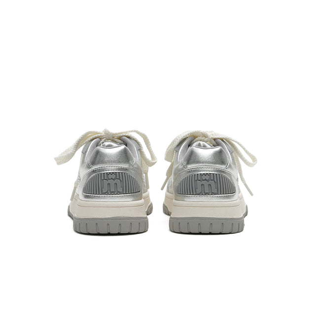 Versatile Silver Tennis Sneakers-2