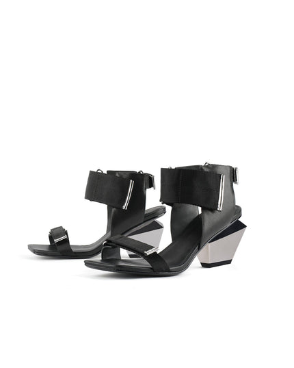 Wave Strap Slip-On Sandals-4
